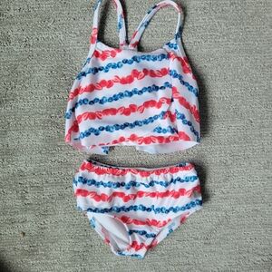 3/$15 Girls Body Glove 2 piece swimsuit strawberries and blueberries size 4